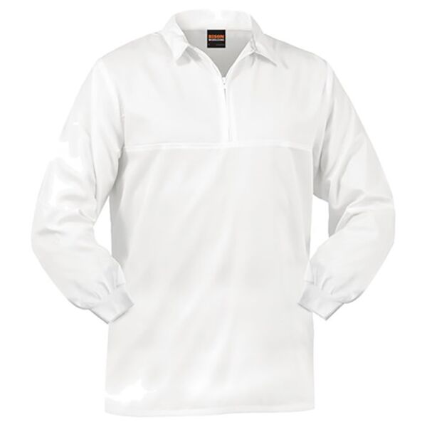 Jerkin Workzone 240gsm Polycotton Food Industry Zip White Thumbnail