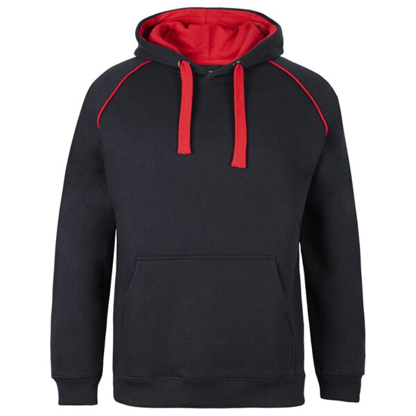 CONTRAST FLEECY HOODIE Thumbnail