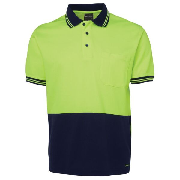 JB's Hi Vis S/S Cotton Back Polo Thumbnail