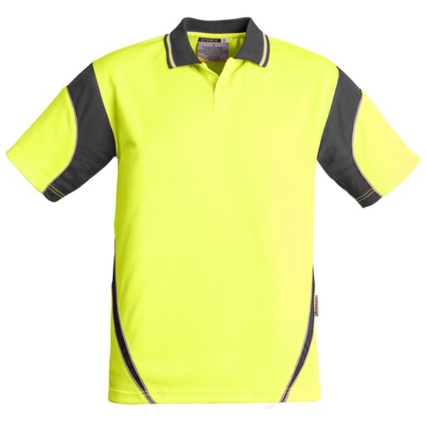 Mens Hi Vis Aztec Polo - Short Sleeve Thumbnail