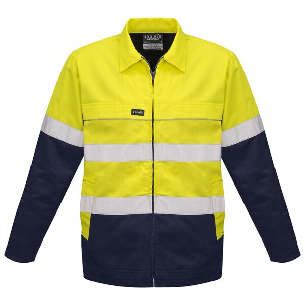Mens Hi Vis Cotton Drill Jacket Thumbnail